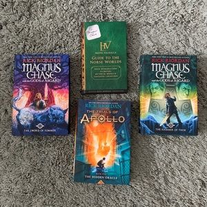 Assorted Rick Riordan Books